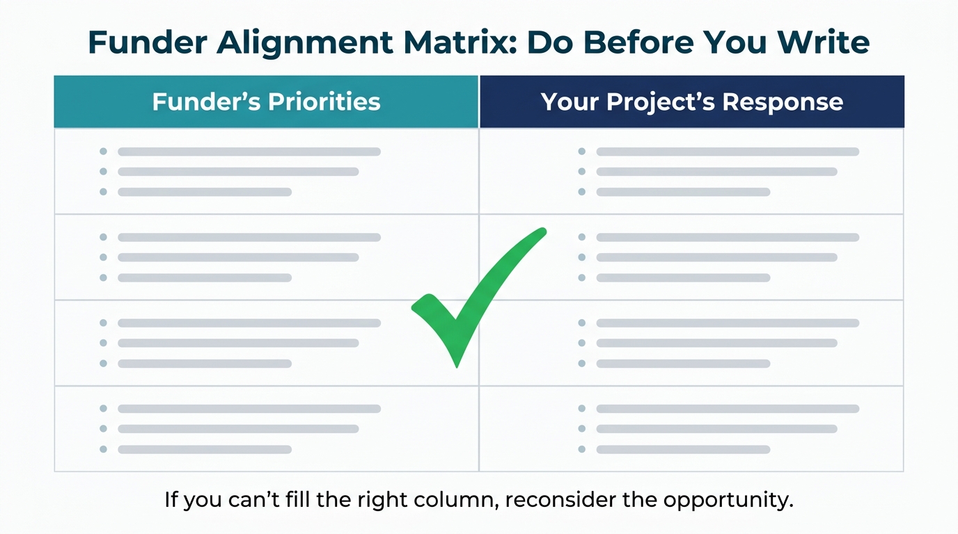 Funder Alignment: The Pre-Writing Check