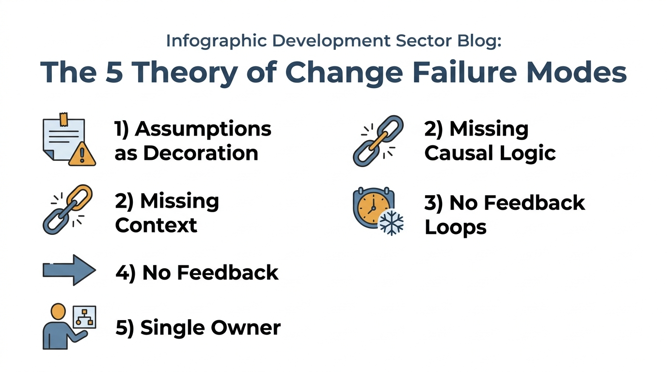 The Five ToC Failure Modes at a Glance