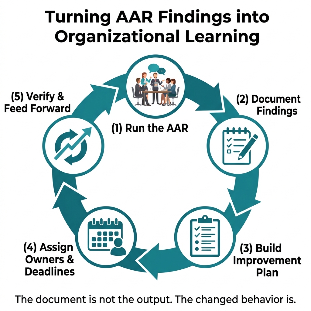 From AAR Finding to Organizational Change: The Learning Loop
