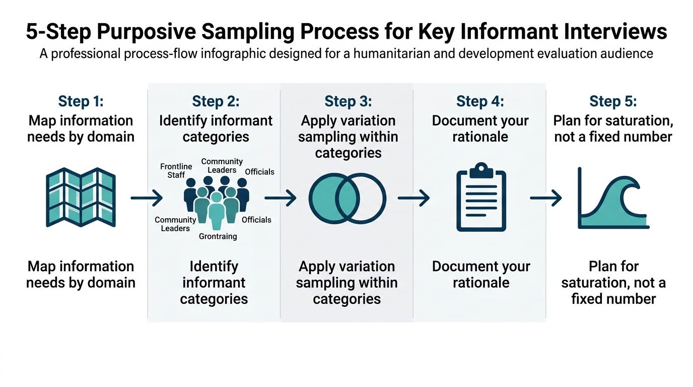 KII Sampling: From Information Needs to Informant Selection