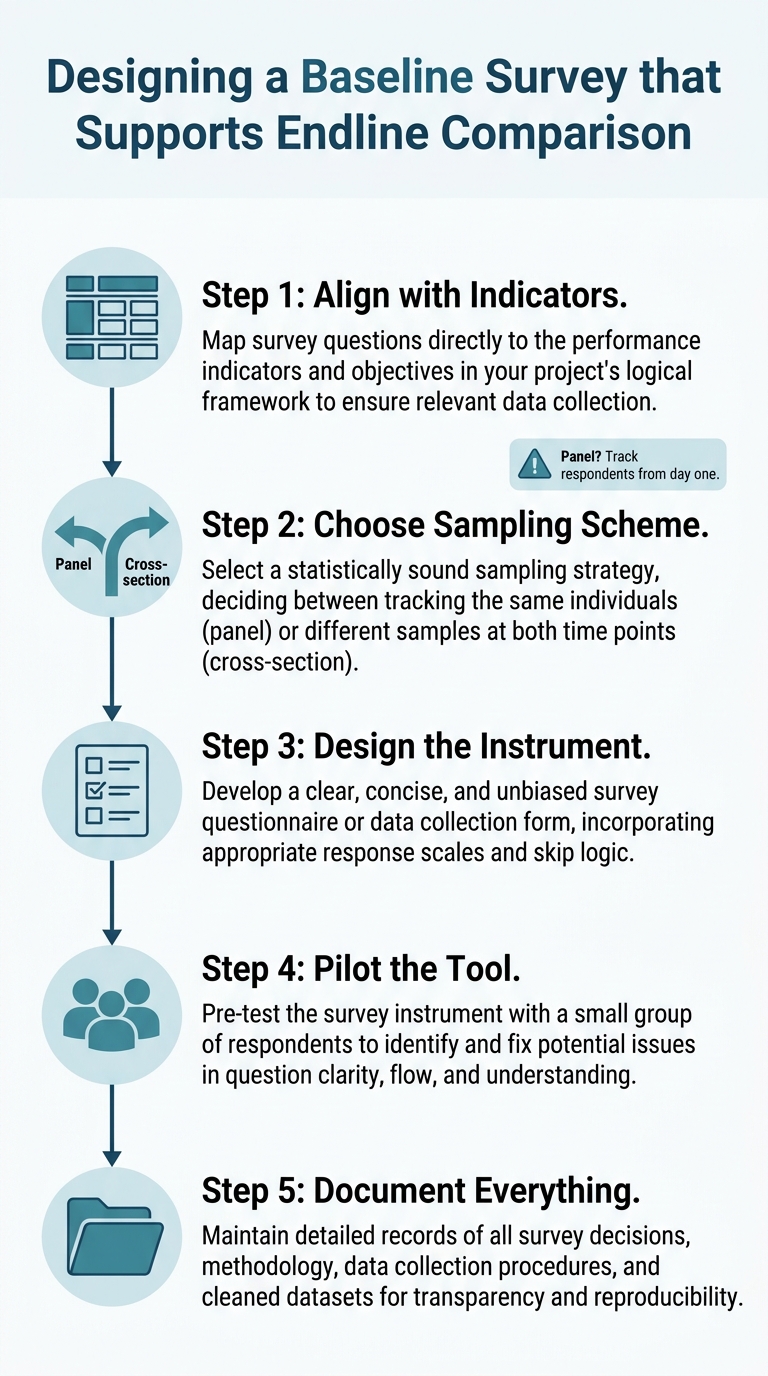 Baseline-to-Endline Design Flow: Key Decision Points